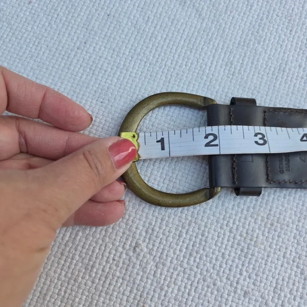 Gap woven leather belt 90s y2k